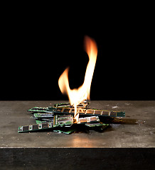 Image showing burning RAM-sticks