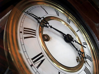 Image showing nostalgic clock detail