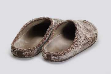 Image showing fluffy slippers