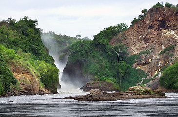 Image showing pictorial view of the Murchison Falls