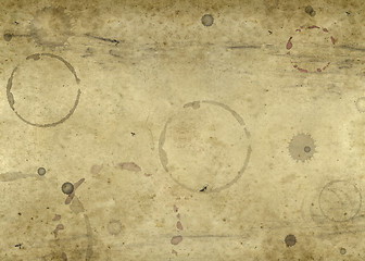 Image showing old blotched paper background