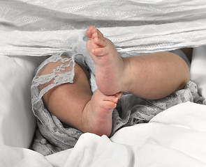 Image showing baby feet