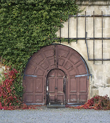 Image showing historic entrance