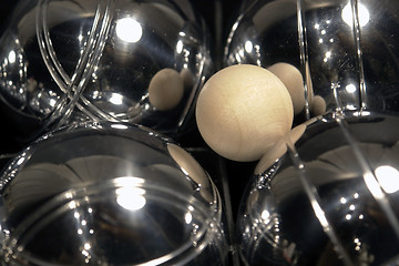 Image showing bocce balls