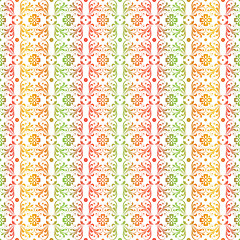 Image showing Seamless floral pattern