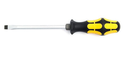 Image showing Yellow screwdriver