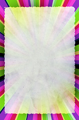 Image showing Decorative retro background paper. Style 80s