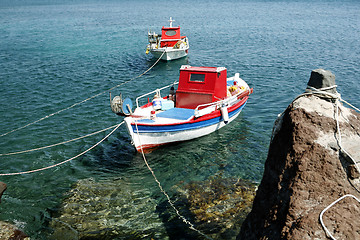 Image showing Akrotiri boats 291