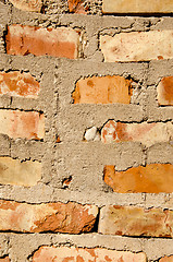 Image showing Red brick wall. 