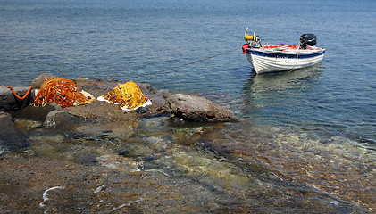 Image showing Fishing dinghy