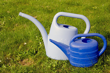 Image showing Watering-can waiting for drought.