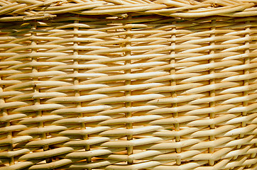 Image showing Wicker basket background.