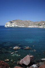 Image showing Red Beach holiday