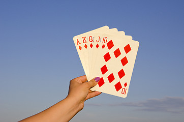 Image showing Royal Flush.