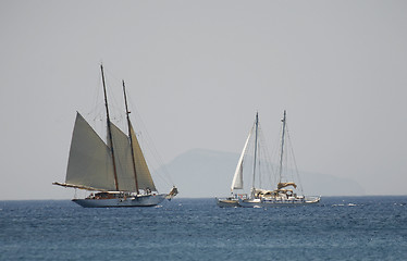 Image showing Sailing the med