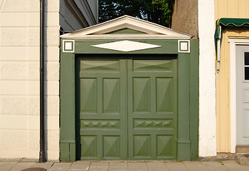 Image showing Old Green Gate