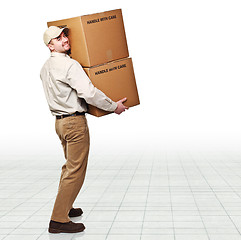 Image showing delivery man