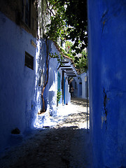 Image showing Blue town Chefchaouen