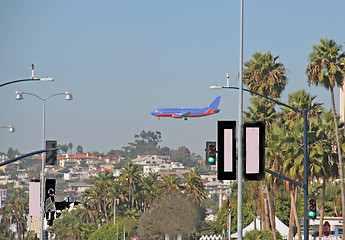 Image showing 737 over san diego