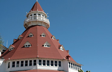 Image showing red tile roof