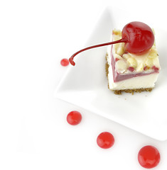 Image showing Cherry Cheesecake