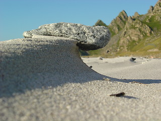 Image showing stone on beach