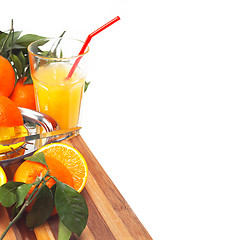 Image showing fresh orange juice