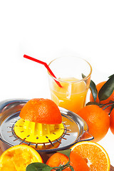 Image showing fresh orange juice