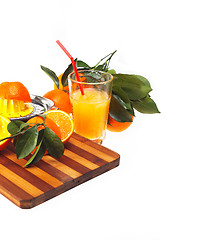 Image showing fresh orange juice