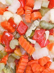 Image showing Mixed vegetables