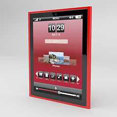 Image showing Red tablet