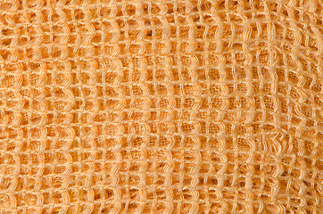 Image showing Yellow wool texture