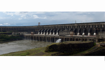 Image showing Itaipu biggest hydroelectric plant of the world