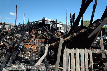 Image showing Fire tragedy