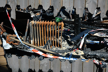 Image showing Fire tragedy