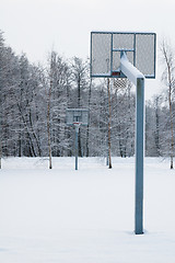 Image showing Basketball ground