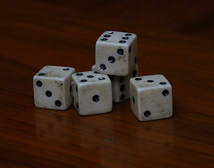 Image showing old dices