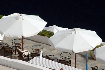 Image showing greek island scenic overlook