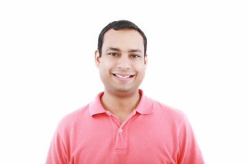 Image showing Portrait of a smiling man in a studio 