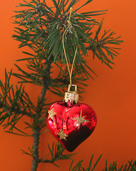 Image showing heart on a tree