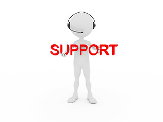 Image showing Support service concept