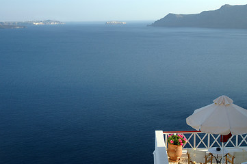 Image showing santorini view