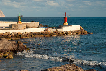 Image showing Small marina