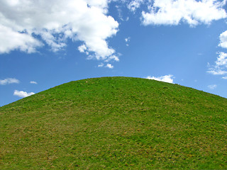 Image showing Green hill