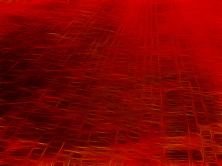 Image showing Abstract Red Hot Road Background