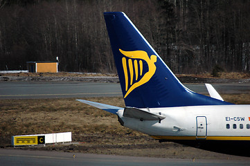 Image showing Ryanair  flight