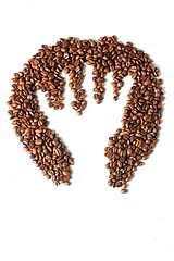 Image showing coffe bean hand