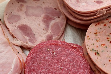 Image showing sausage plate