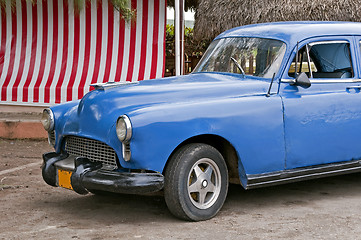 Image showing Old cuban car.