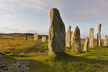 Image showing standing stones of callanish